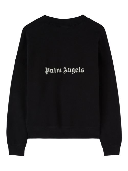 Logo crewneck sweatshirt PALM ANGELS | PMBA080S24FLE0041003